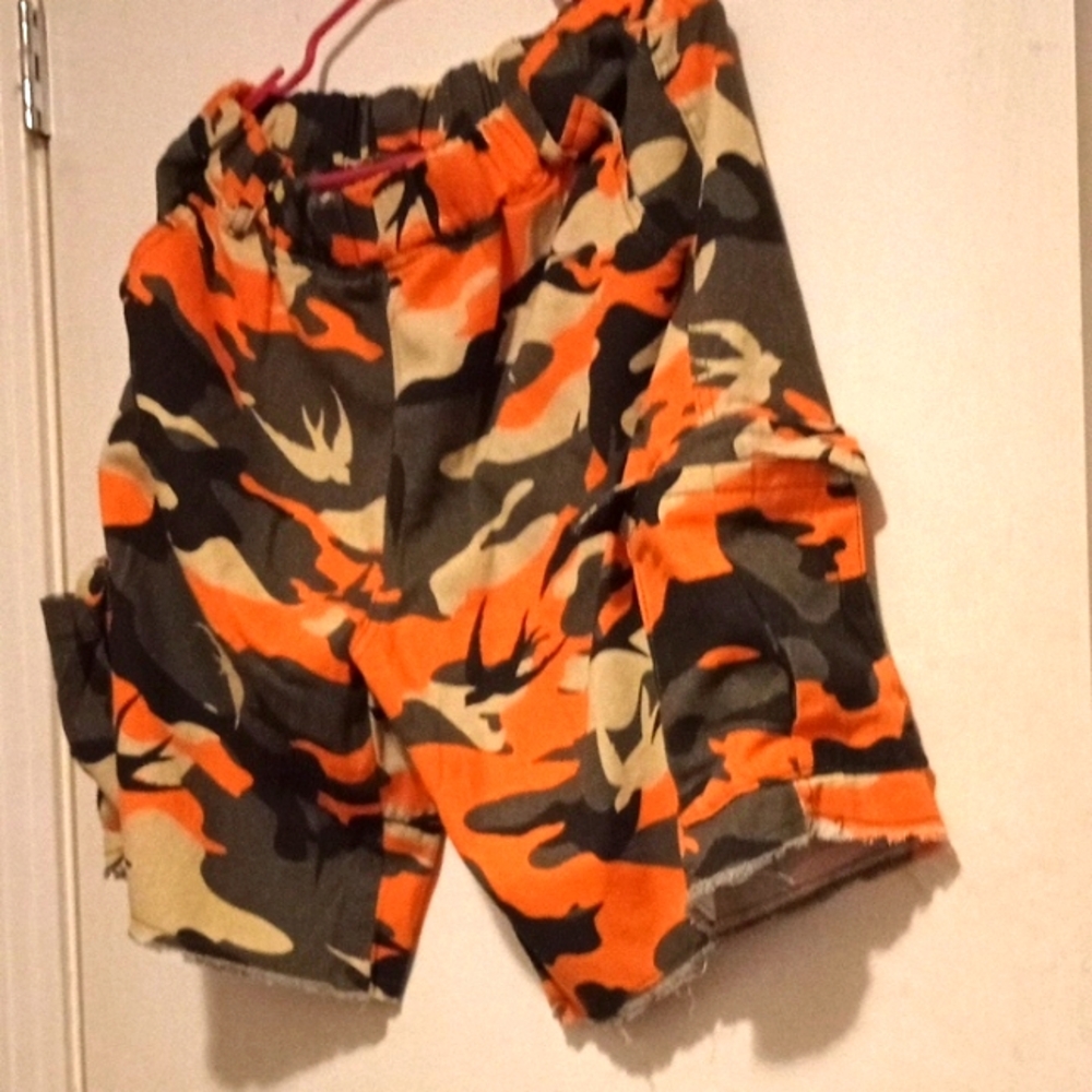 Camouflage Cargo Shorts for Women